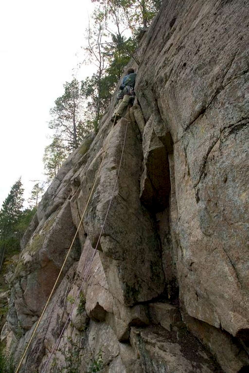 Climbing in Ystehede