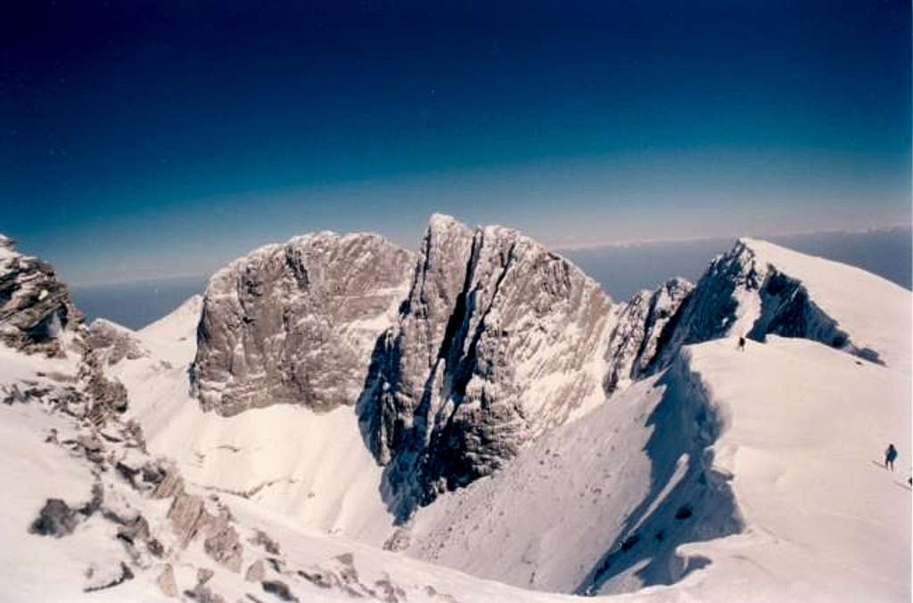 Stefani (2909m), Mytikas...