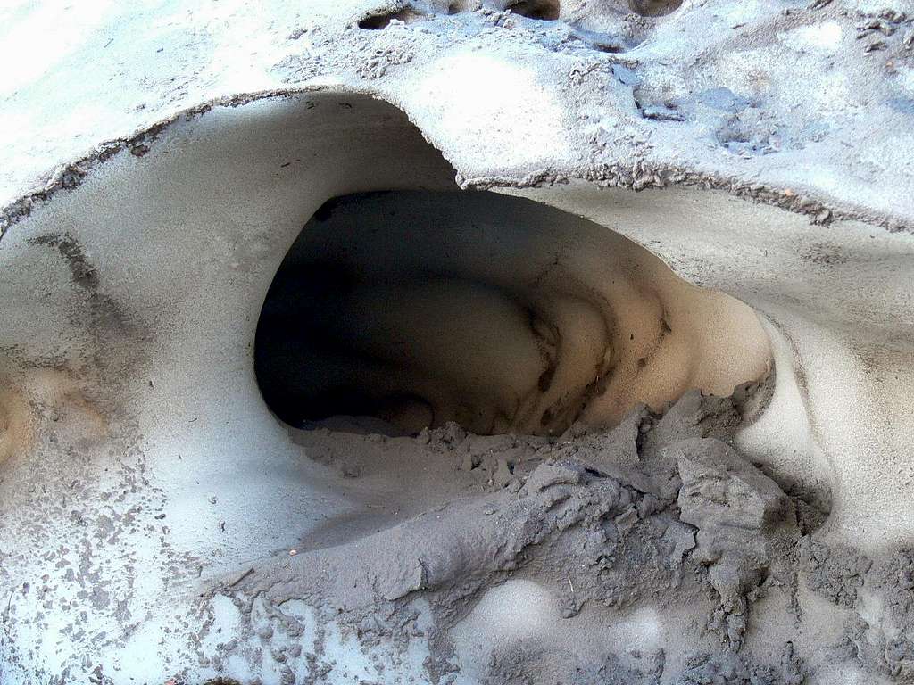Ice Cave on Mt. Hood