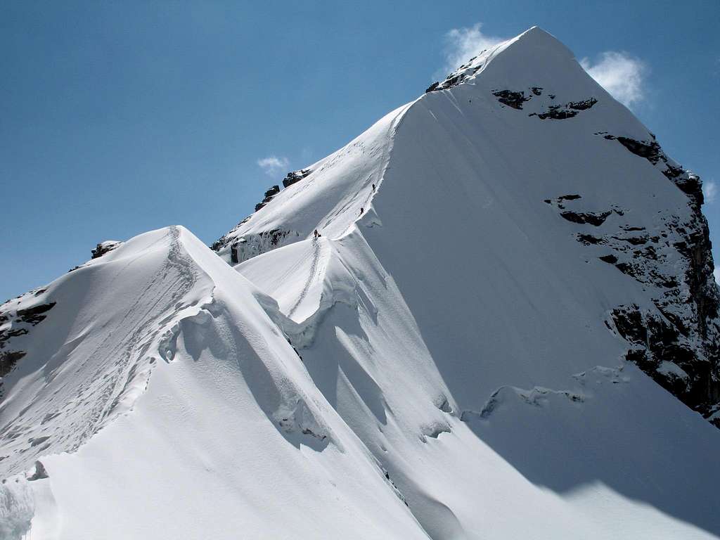 Pequeno Allpamayo ridge at 5300 m, 09/08/2007