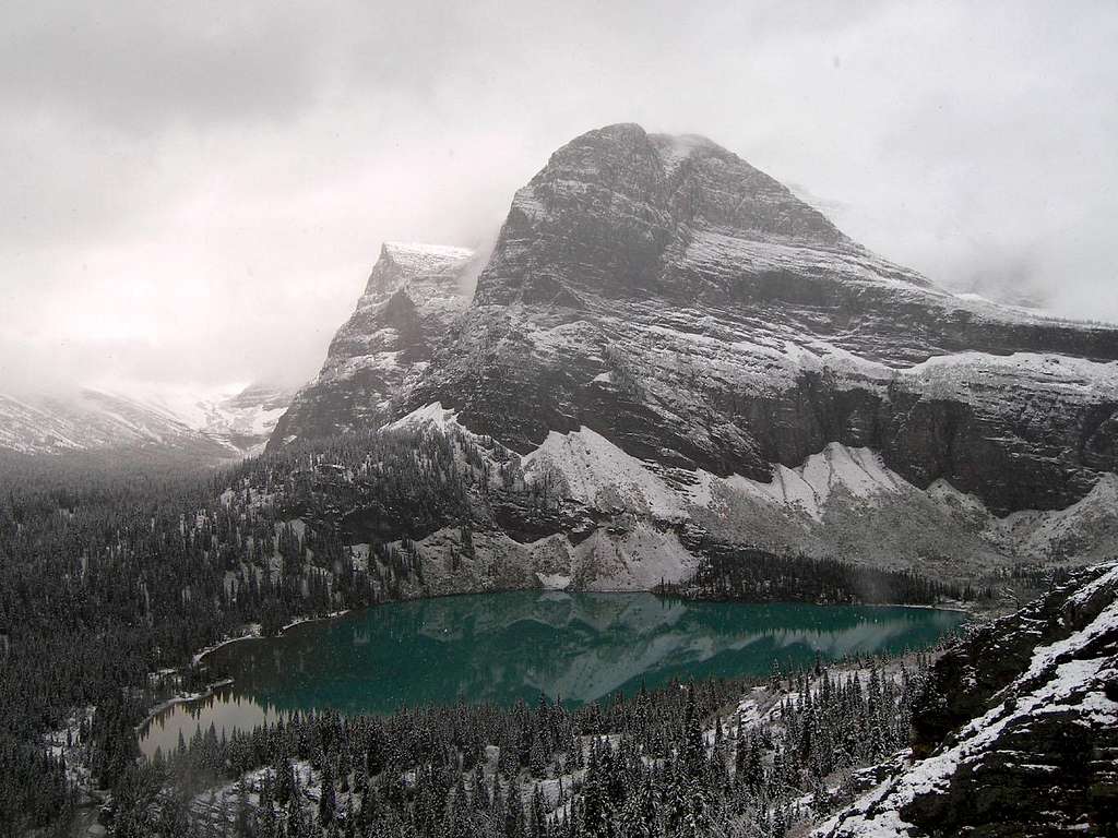 Overlooking Grinell Lake