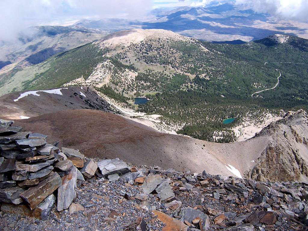 View From The Top Towards Trailhead