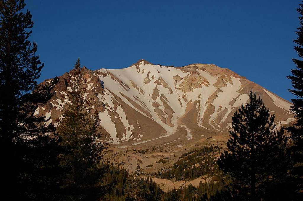 Lassen Peak from the East, early morning