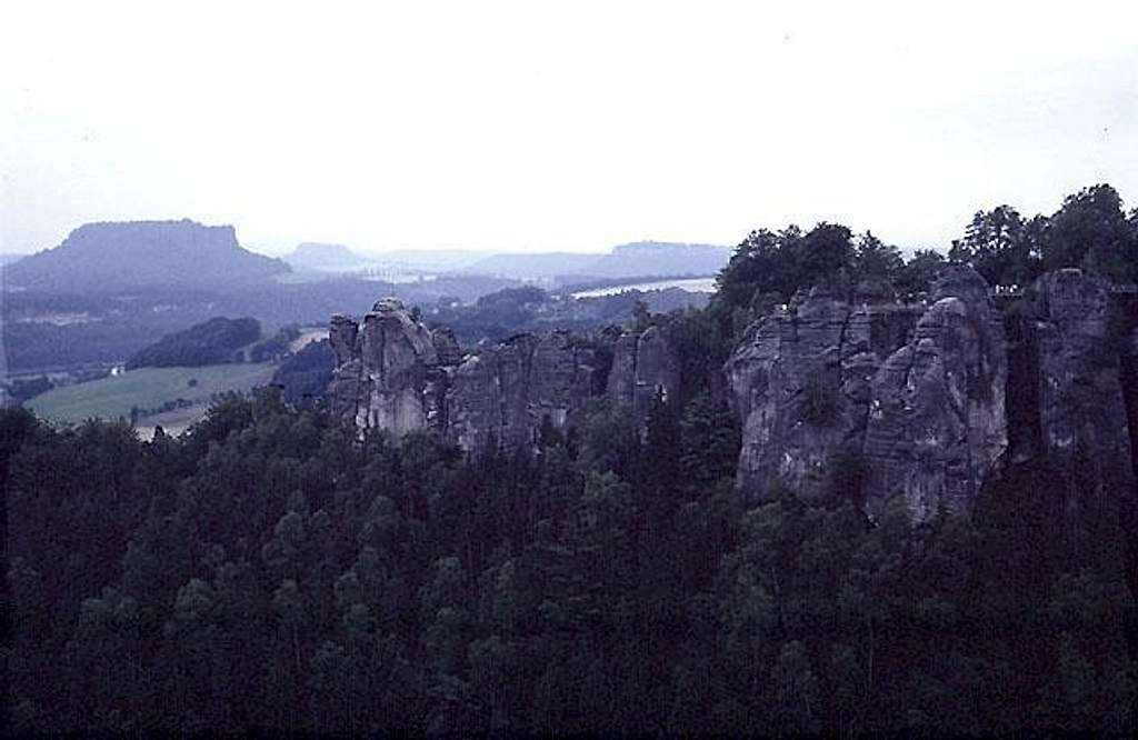 Towers of the Bastei.