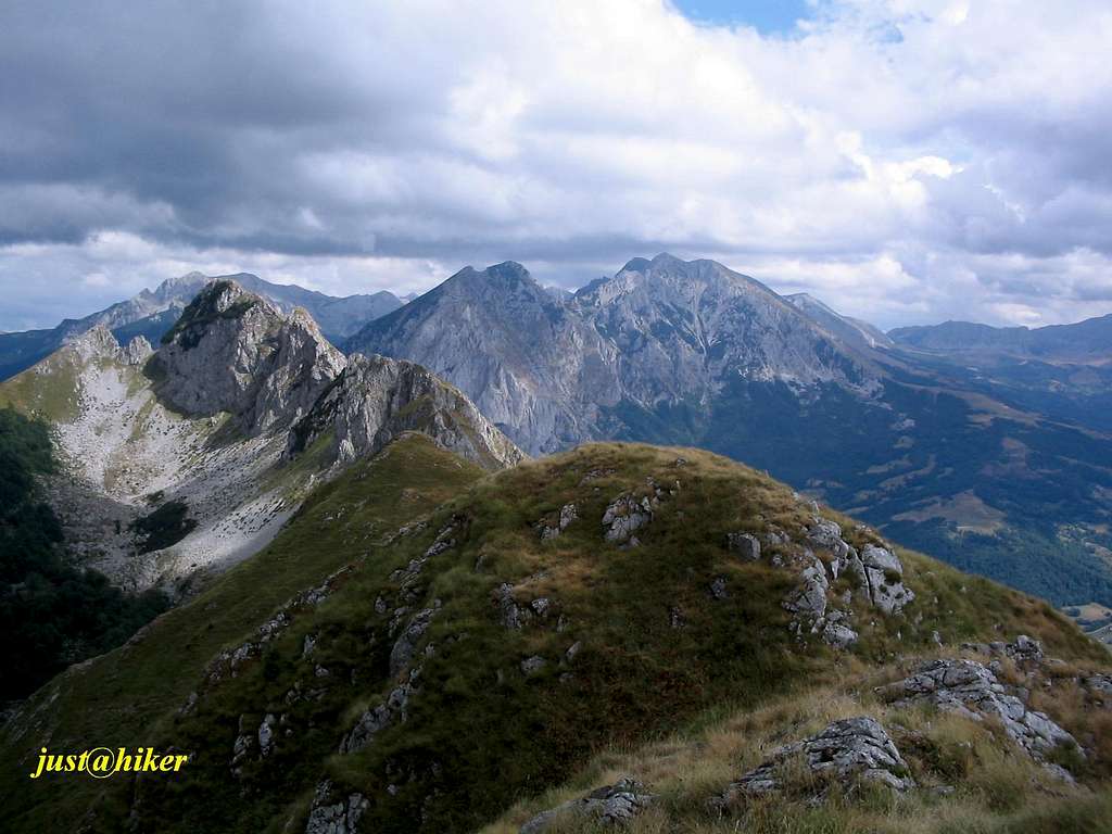View from ridge of Tovarnica