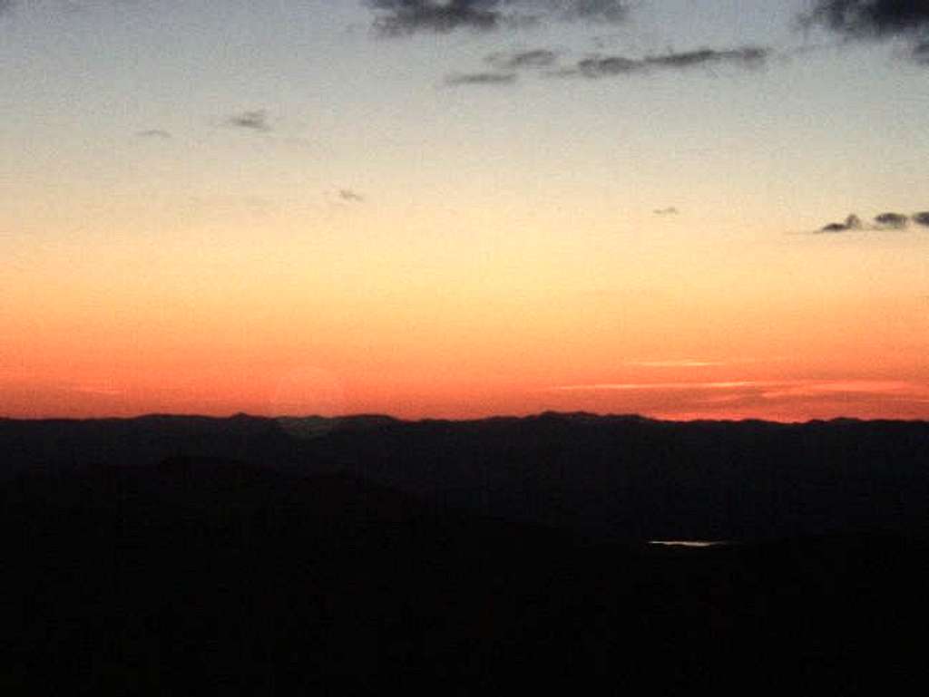Sunset from Mt. Monroe's...