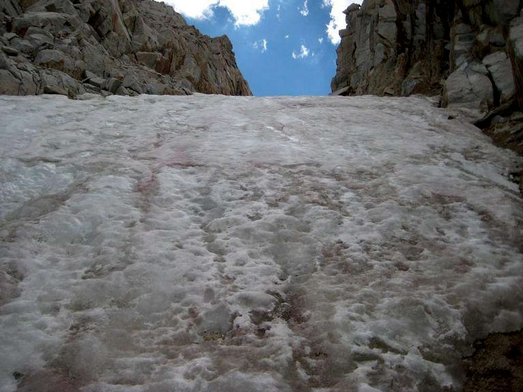 upper section of Royce Feather Couloir