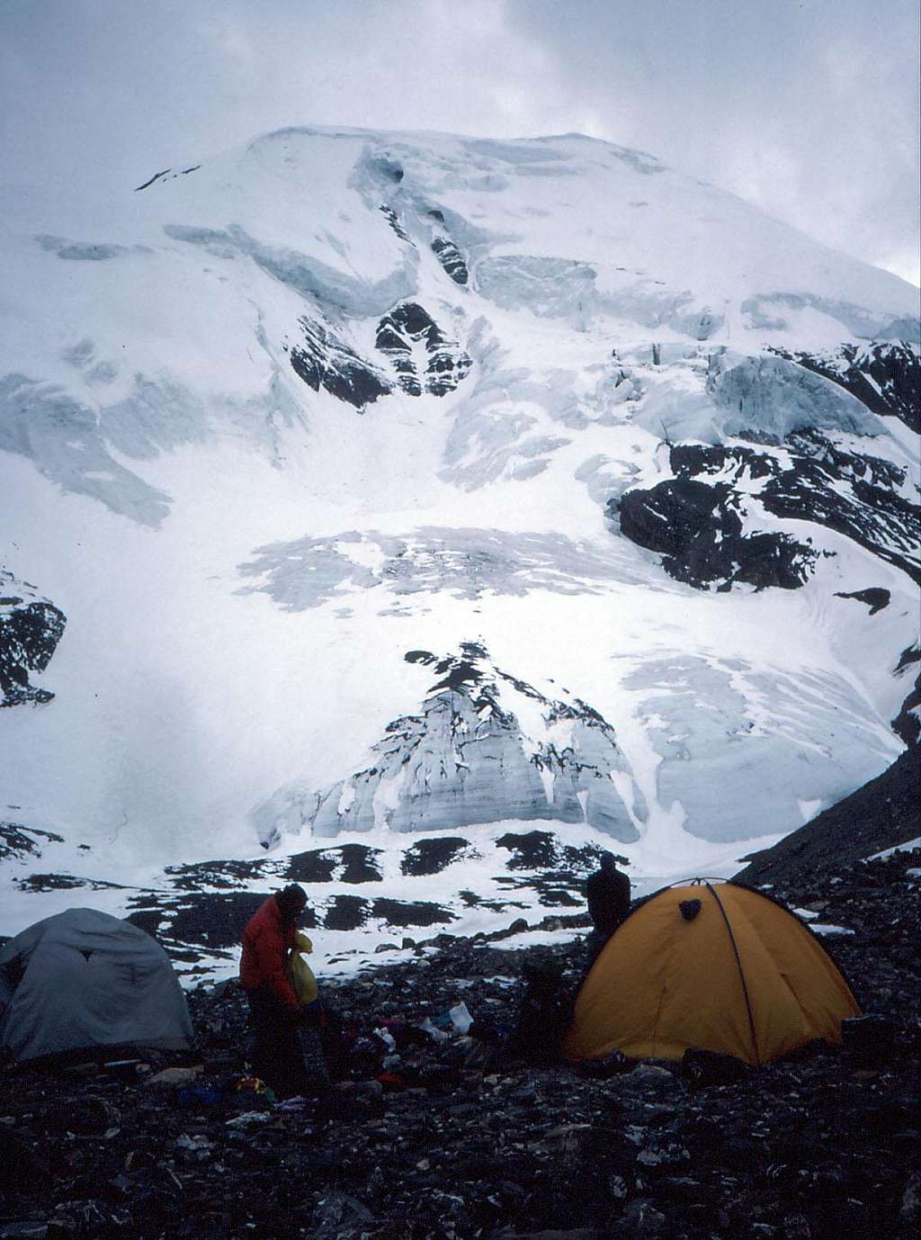 Icy North Face of Thorung Peak