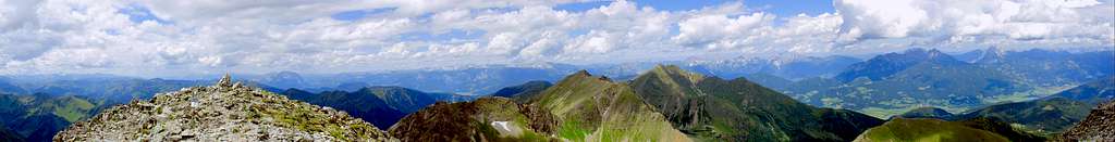 Panorama view from the summit