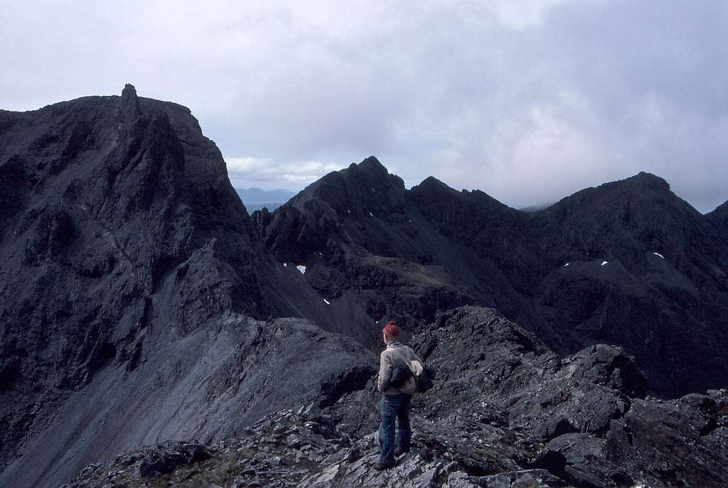 The Ridge North From Sgurr Mhic Coinnich