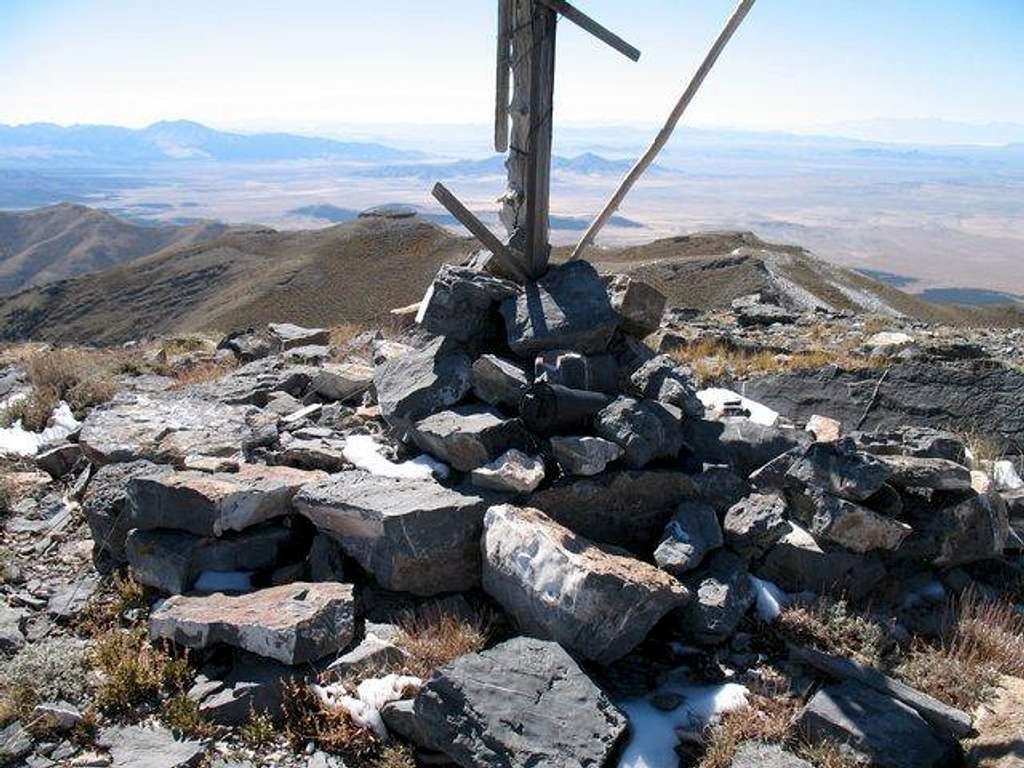 The summit cairn & register