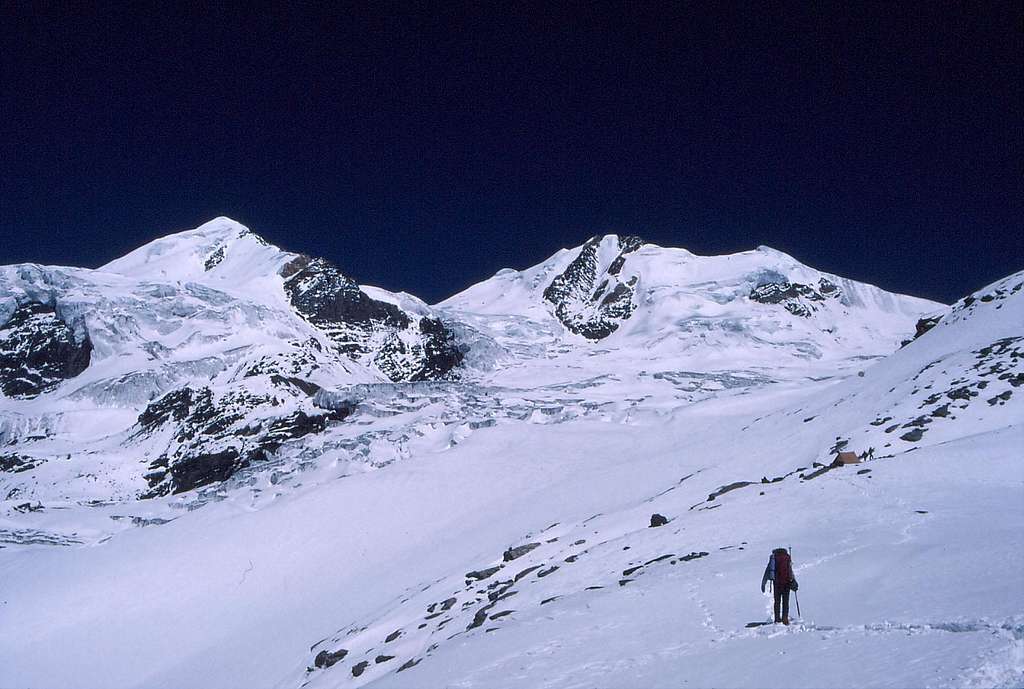 Approaching high camp