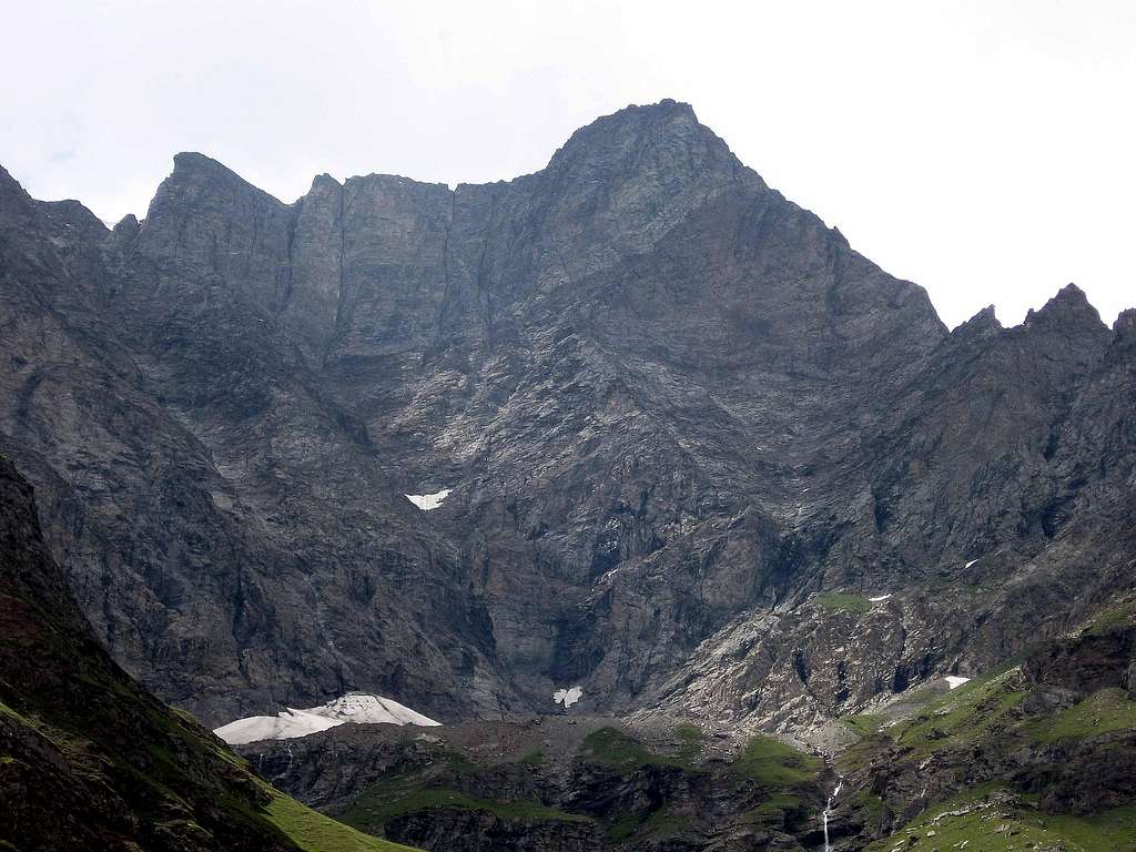 The east view of the north summit.