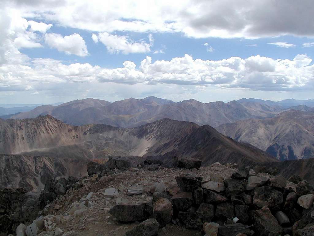 Looking NW from the summit