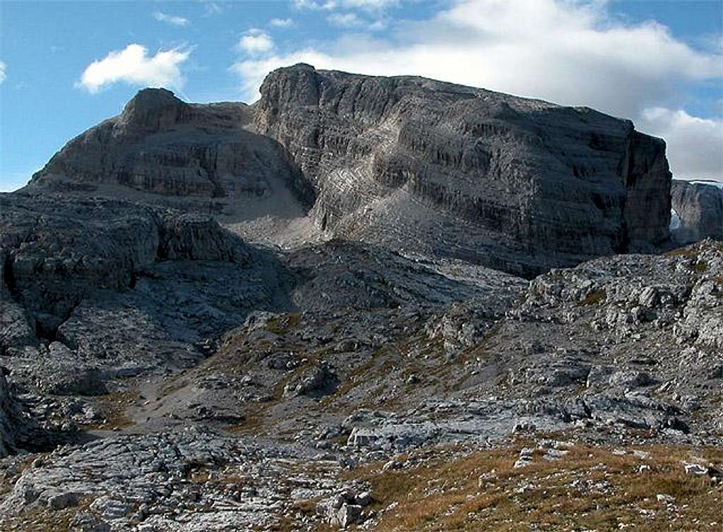 Cima Grostè (2901m) seen from...