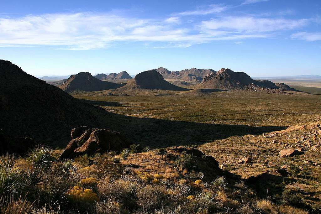 View during ascent of Doña Ana Peak
