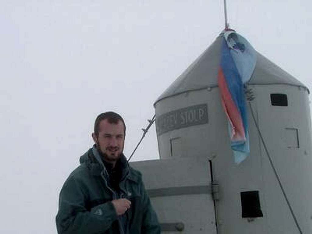 Top of Triglav in Oct 2004