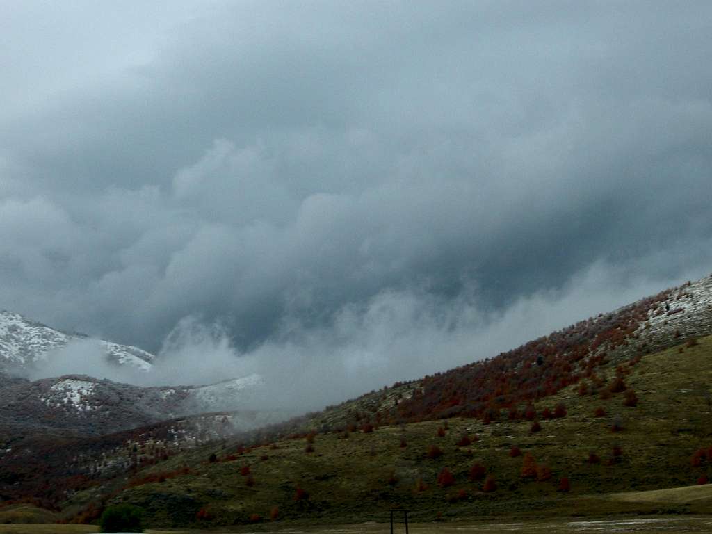 Looking towards Wellsville Canyon