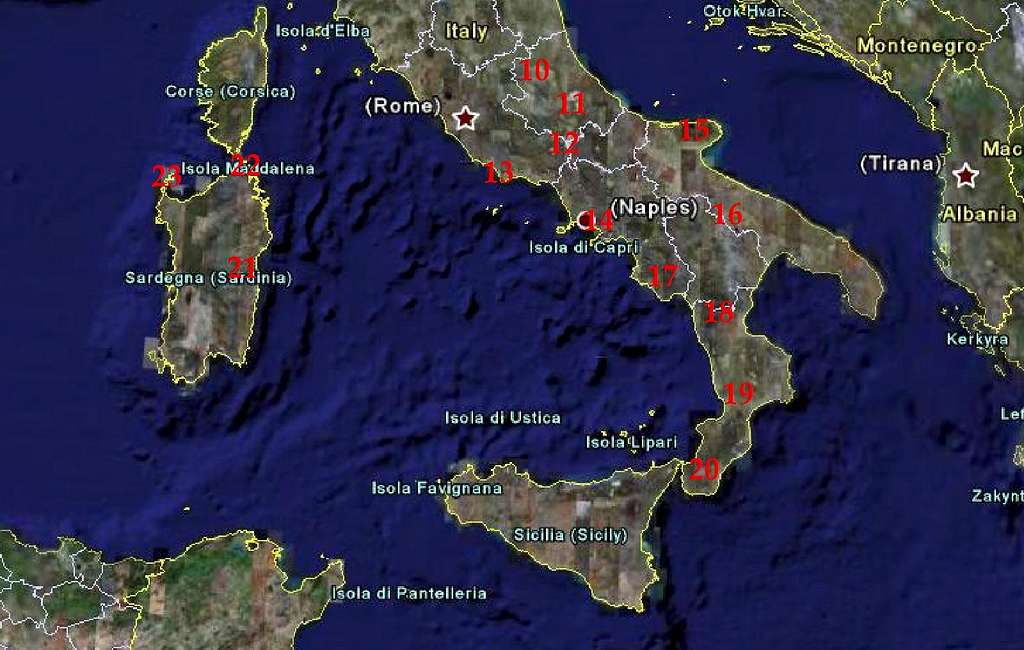 National parks in southern Italy