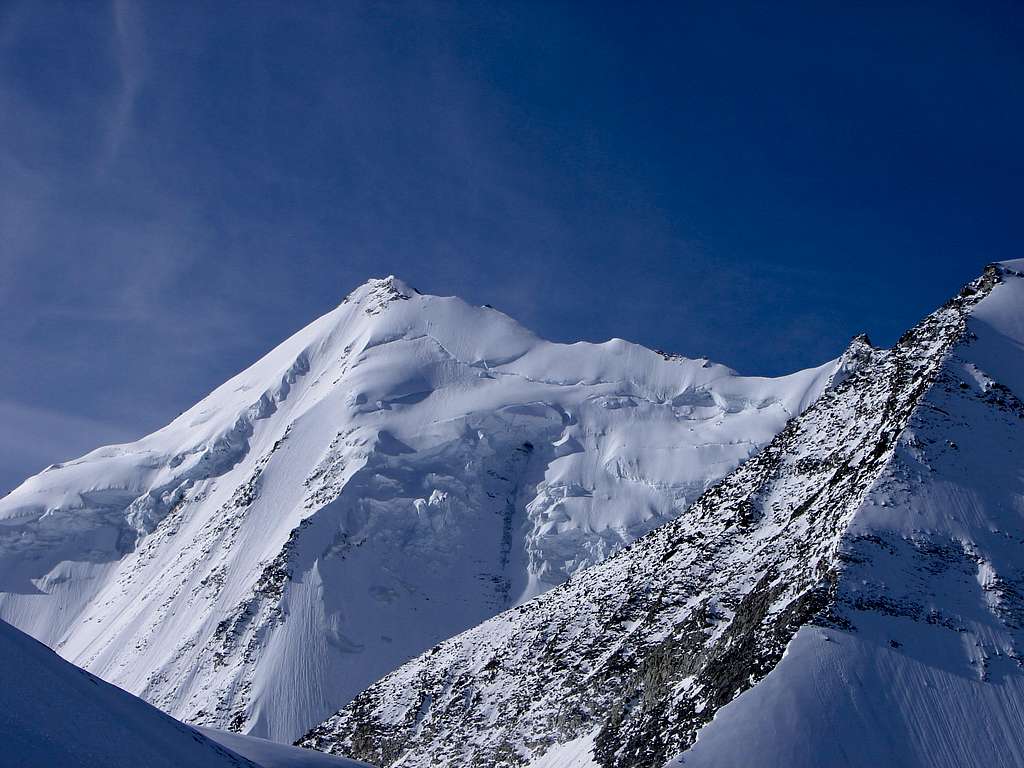 Weisshorn NE-Face from acsent to Bishorn