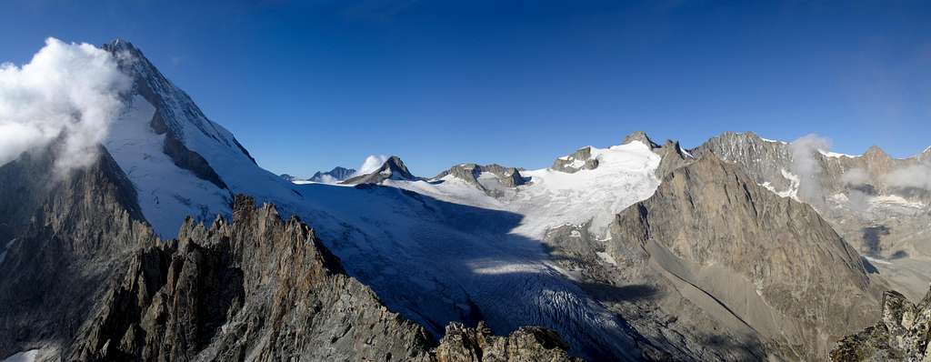 Panoramic view from summit