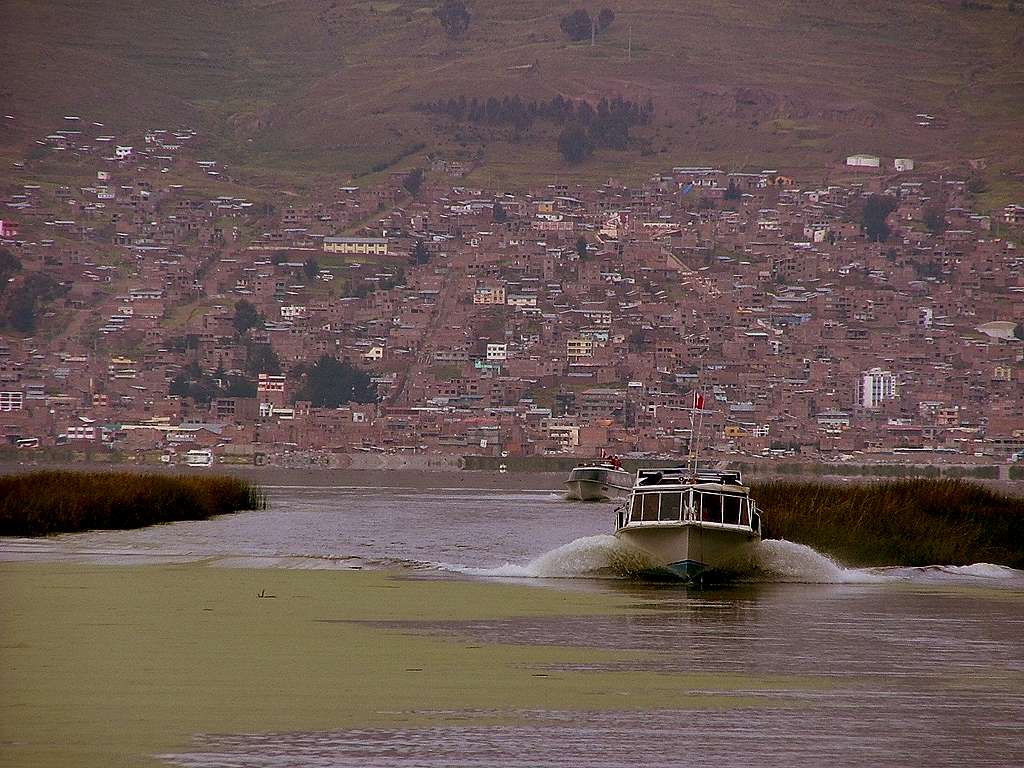 Leaving Puno, Peru.