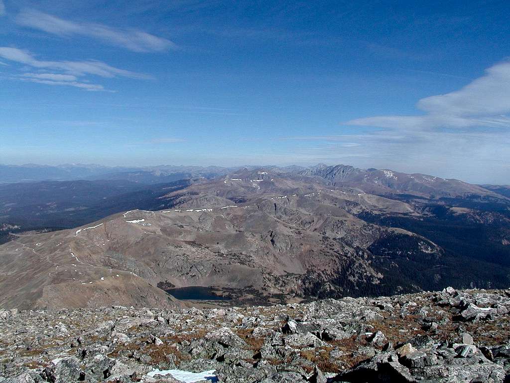 Continental Divide with Longs Peak in the background