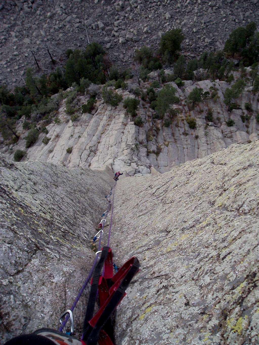 A Long and Beautiful Aid Pitch; 2nd Pitch of BLOTTER IS MY SPOTTER, Devils Tower, Wyoming !!