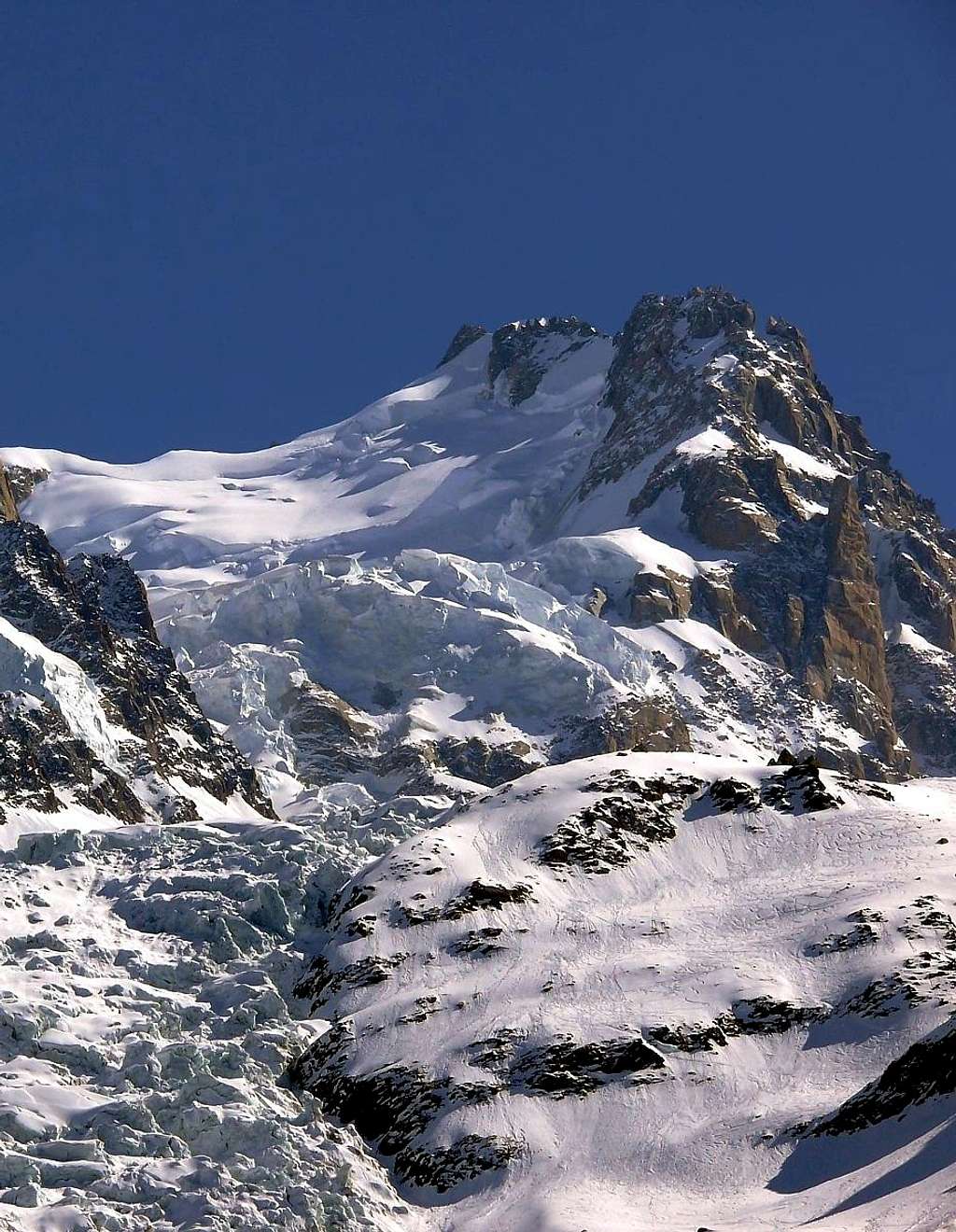 North side of Mont Maudit