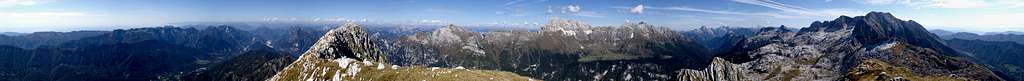 360° Summit Panorama Monte Sart