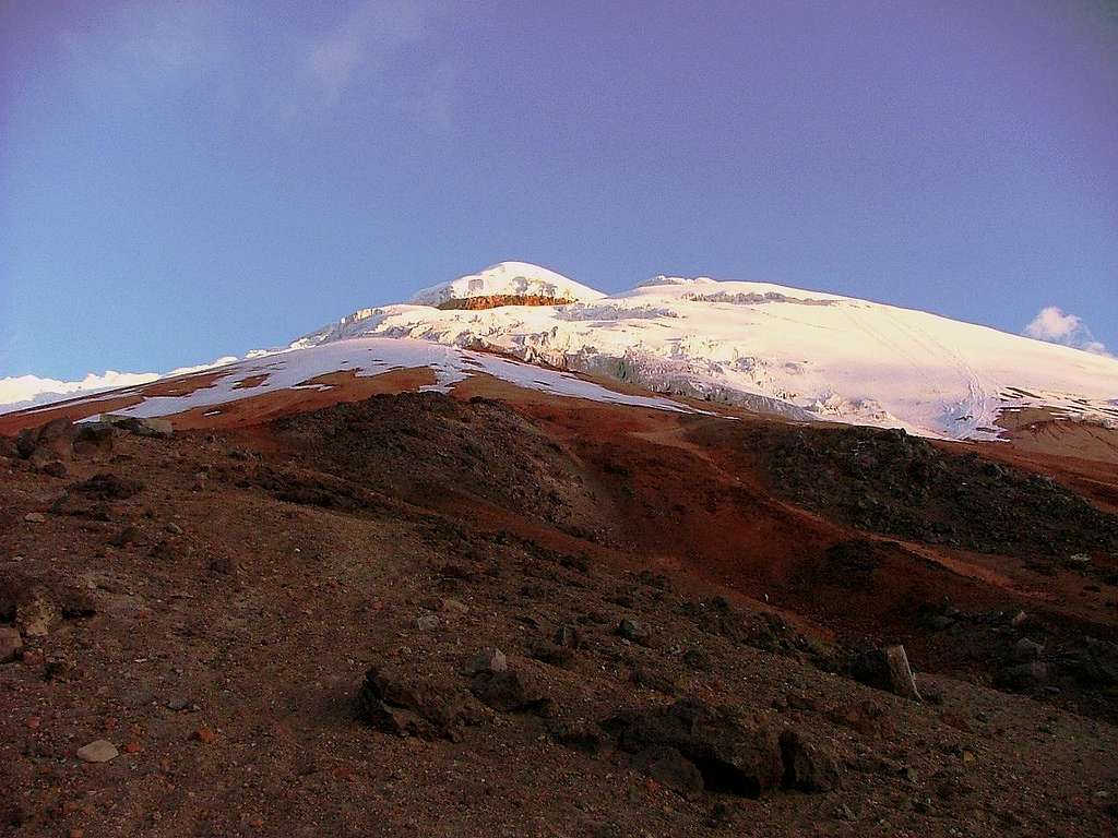 Cotopaxi (afternoon previous the summit).