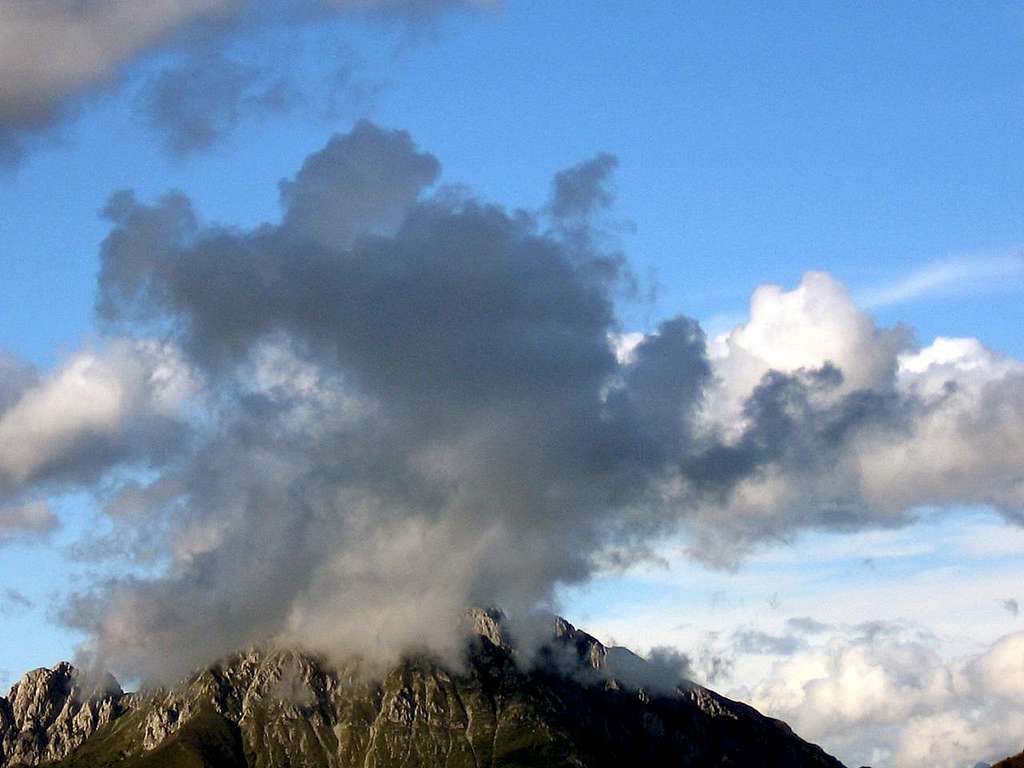 Clouds on Camino Peak