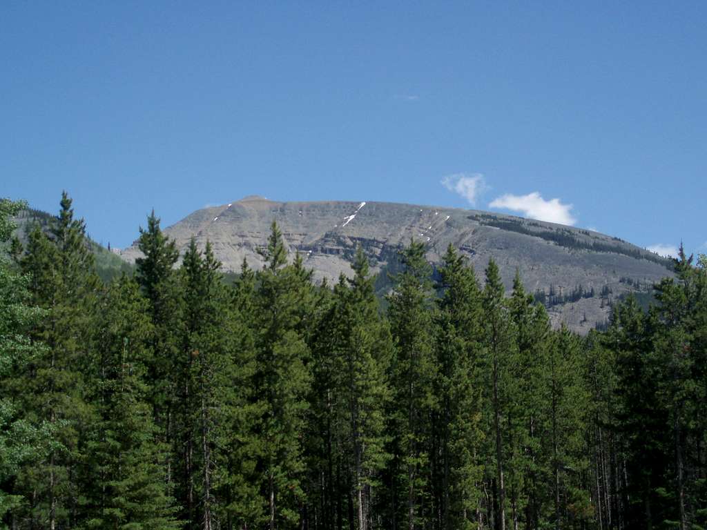 Summer View Of Volcano Peak
