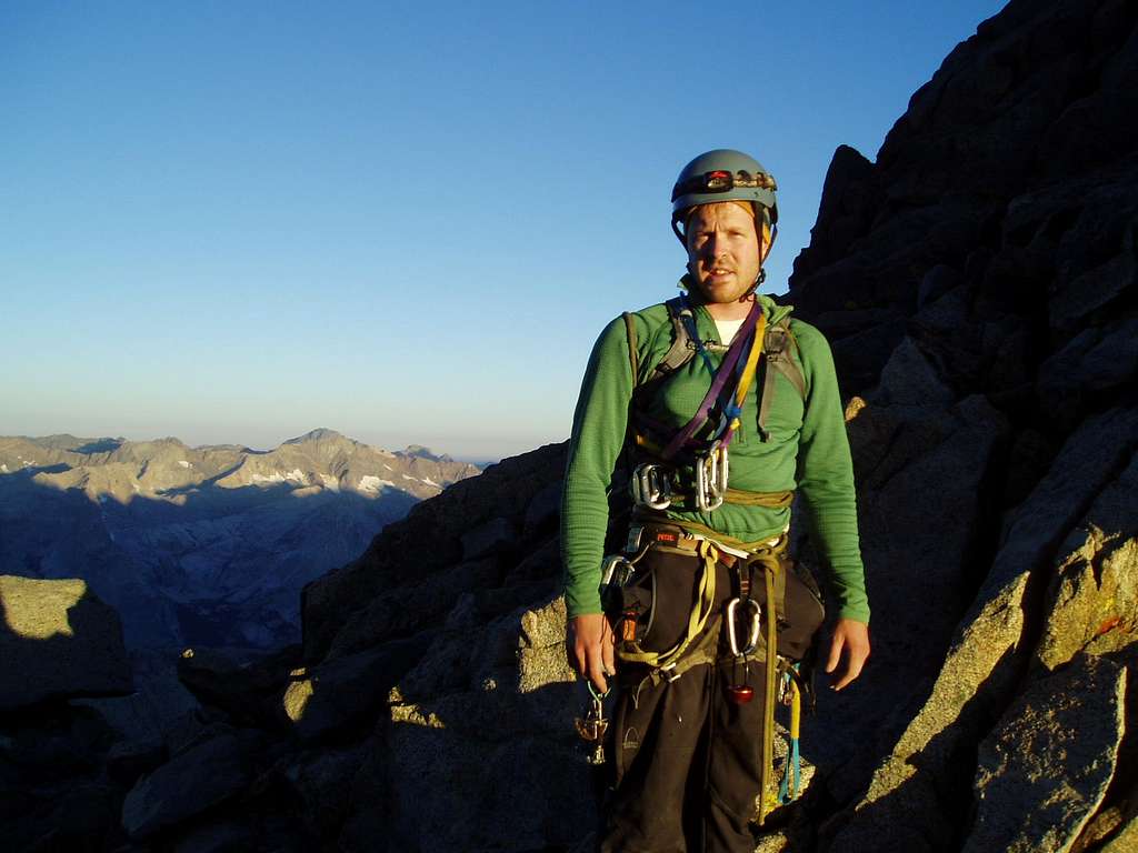 Jon at the top of the Underhill