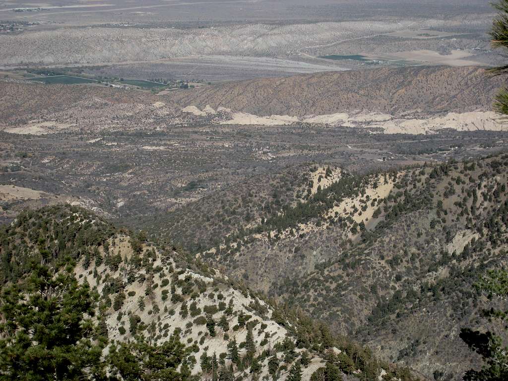View North Toward Mojave Desert from Pleasant View Ridge