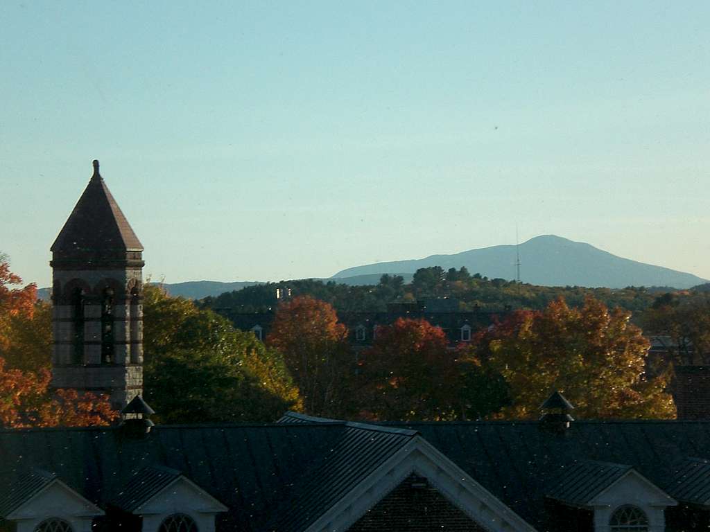 Ascutney from Dartmouth College campus