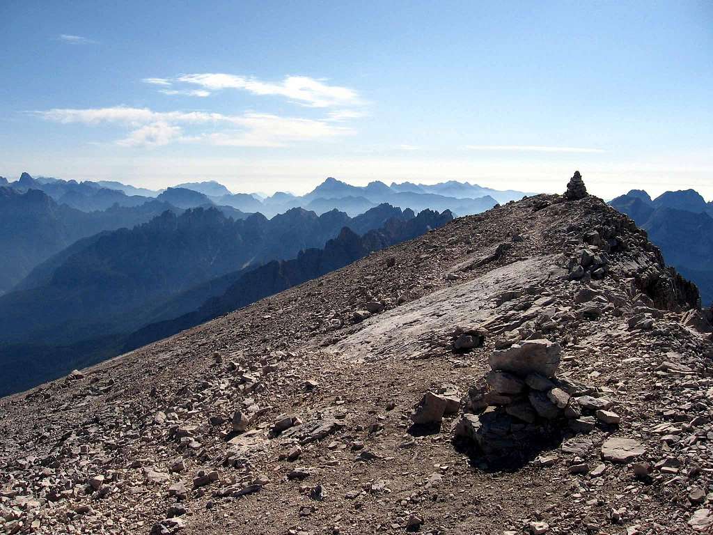 The summit of Moiazza sud.