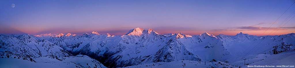 Central Caucasus panorama