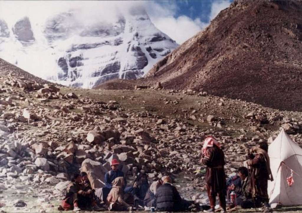 Trekking around mount Kailash...