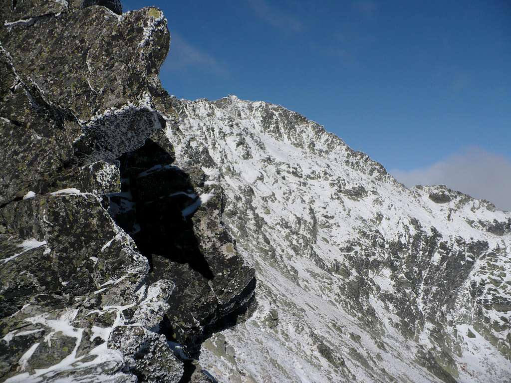 Hrubý vrch (2428 m) from Bystré sedlo (2334 m)