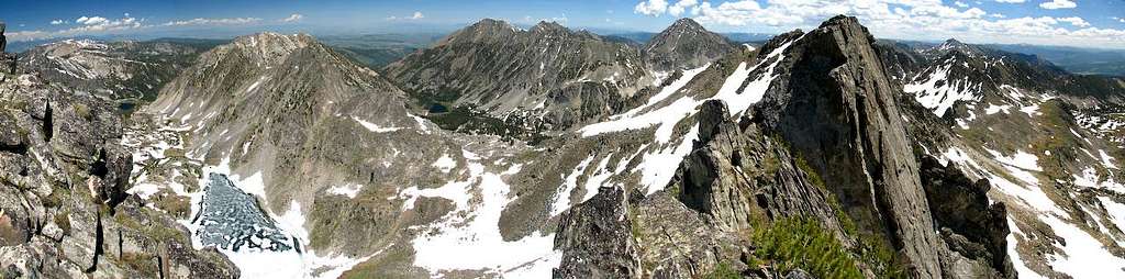 Gallatin Peak and the Spanish Peaks