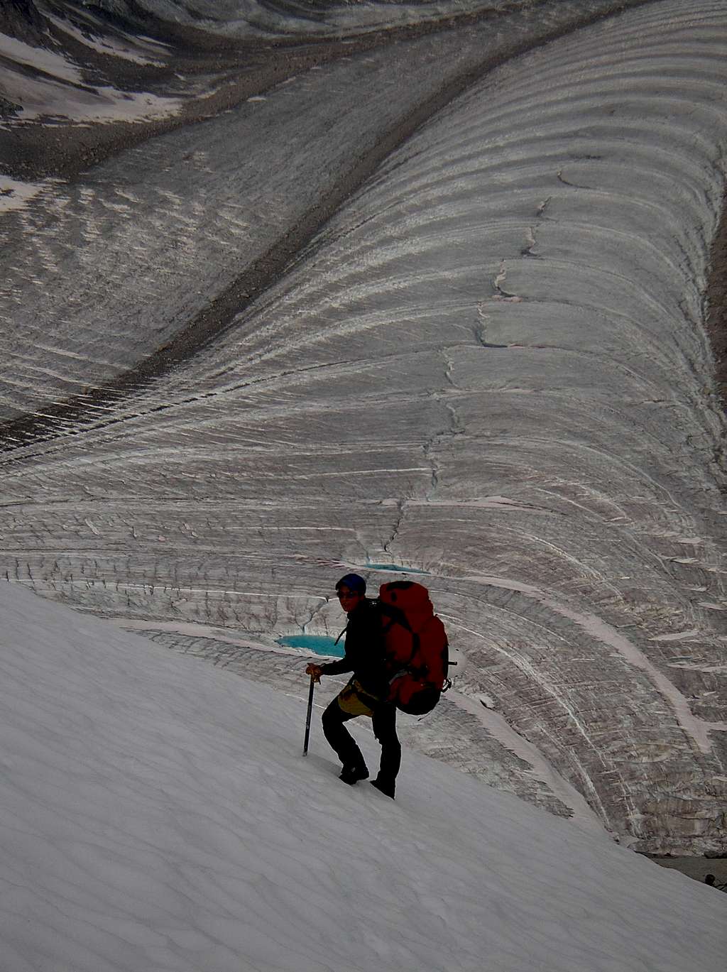 Vaughan Lewis Glacier wave ogives, AK