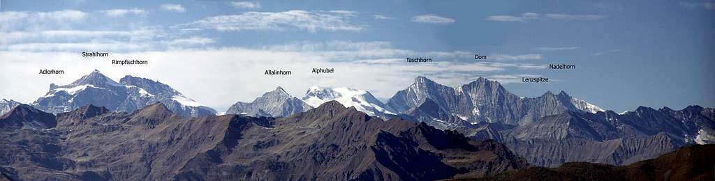 Mischabel Group - Pennine Alps
