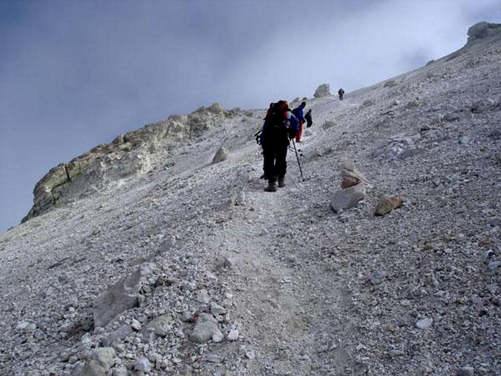 Near the summit of Damavand