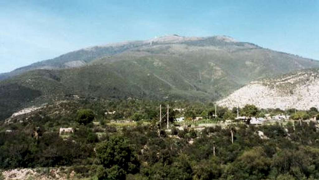 El Potosí, from the village...