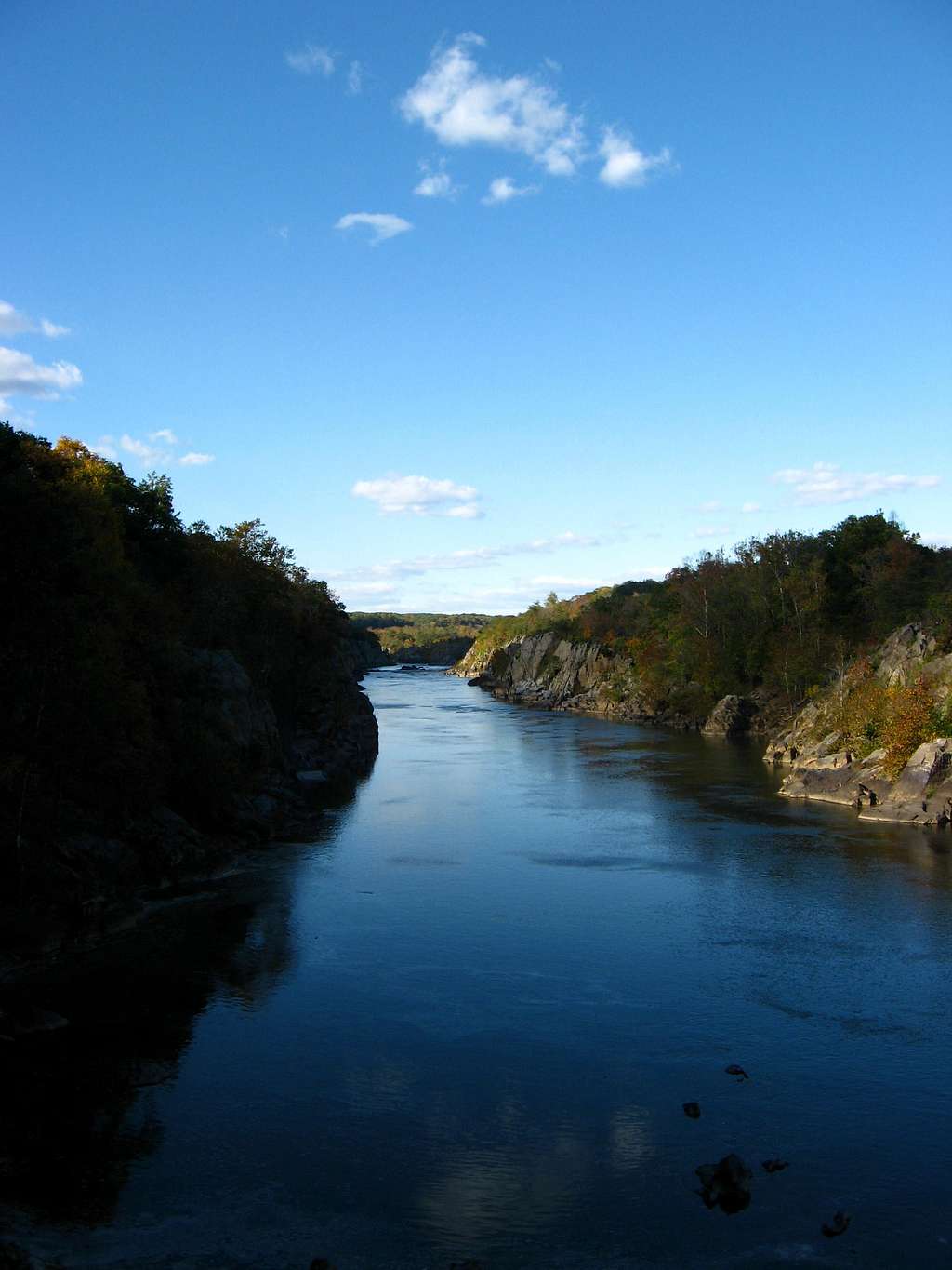 Potomac River Flowing through Mather Gorge