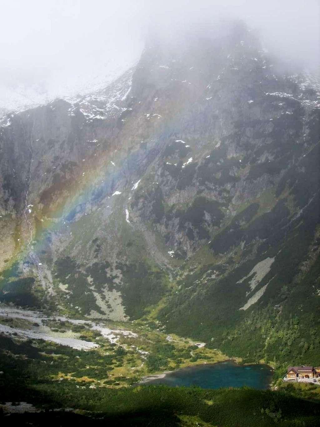 rainbow over the Green Lake