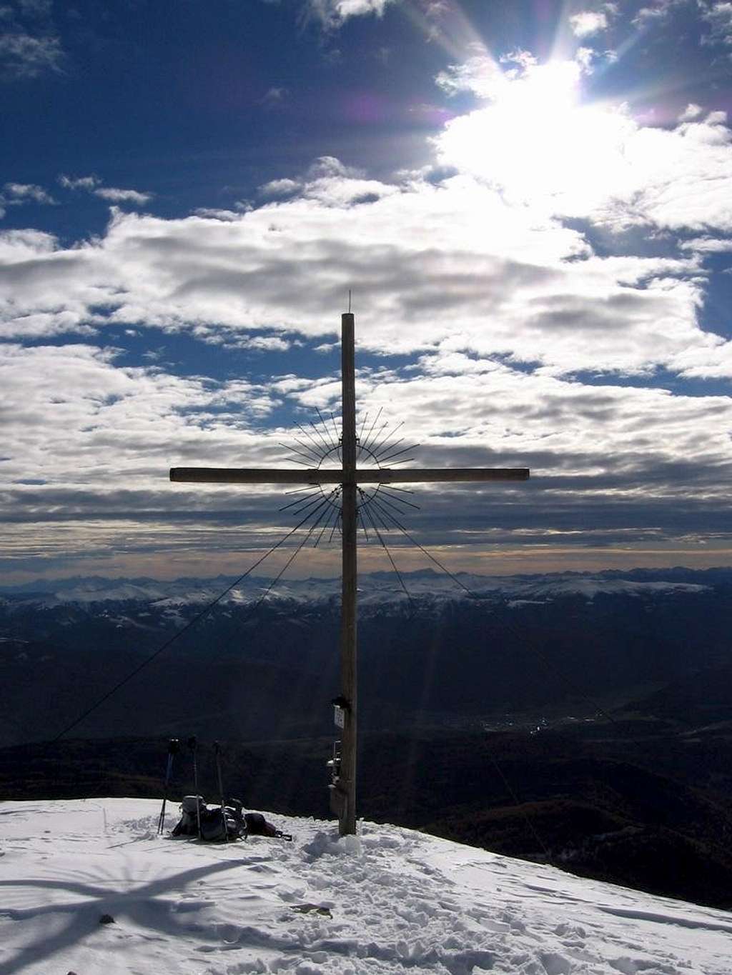 Summit cross on Preber