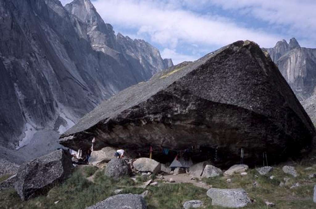 Camp in the Cirque of the Unclimbables