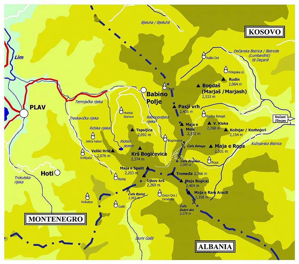 Bogićevica Area Map-1